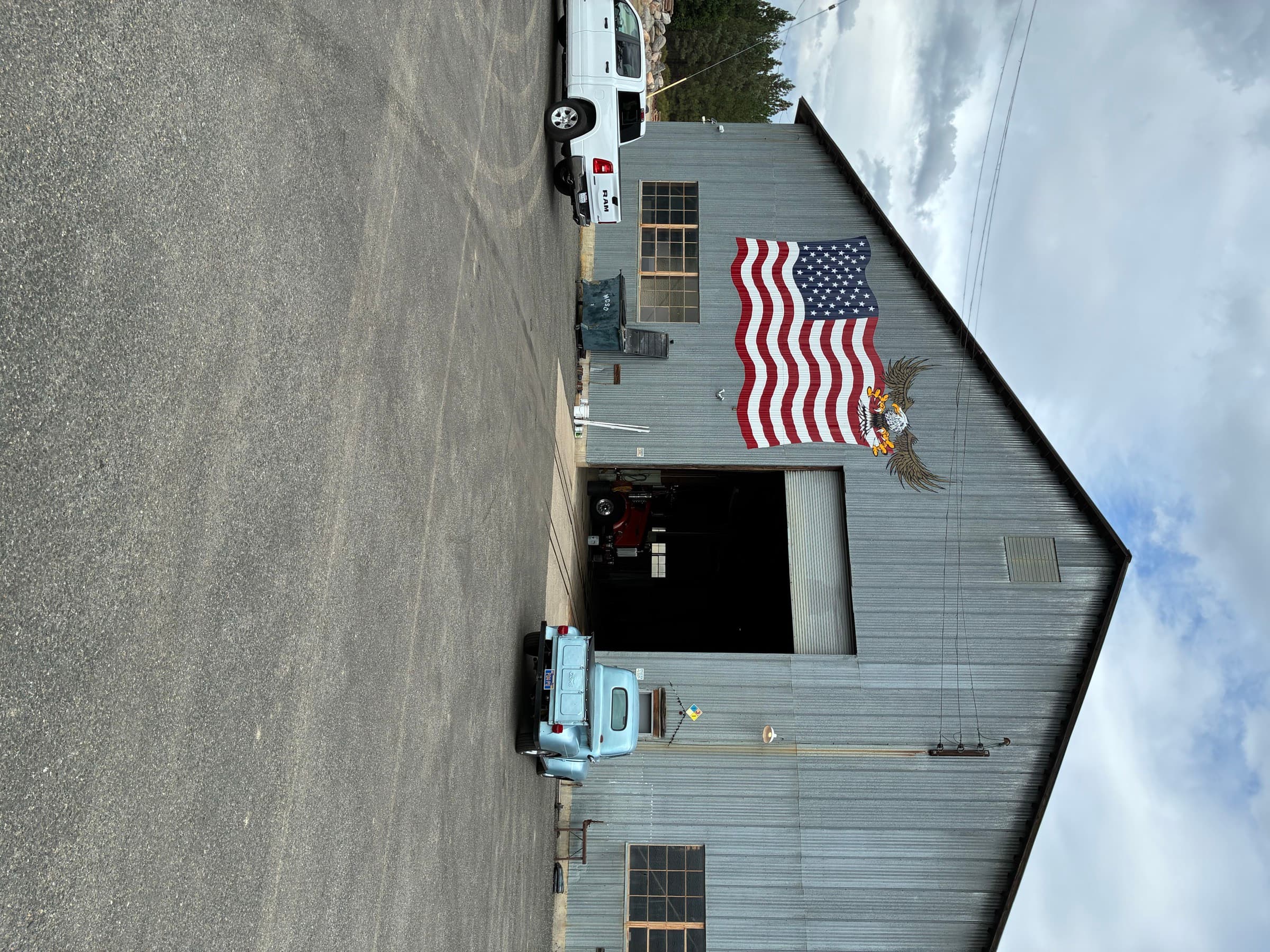 Uncle Terry's Flag & Eagle
